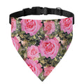 Military Camouflage Flower Pattern Print Over The Collar Dog Bandana