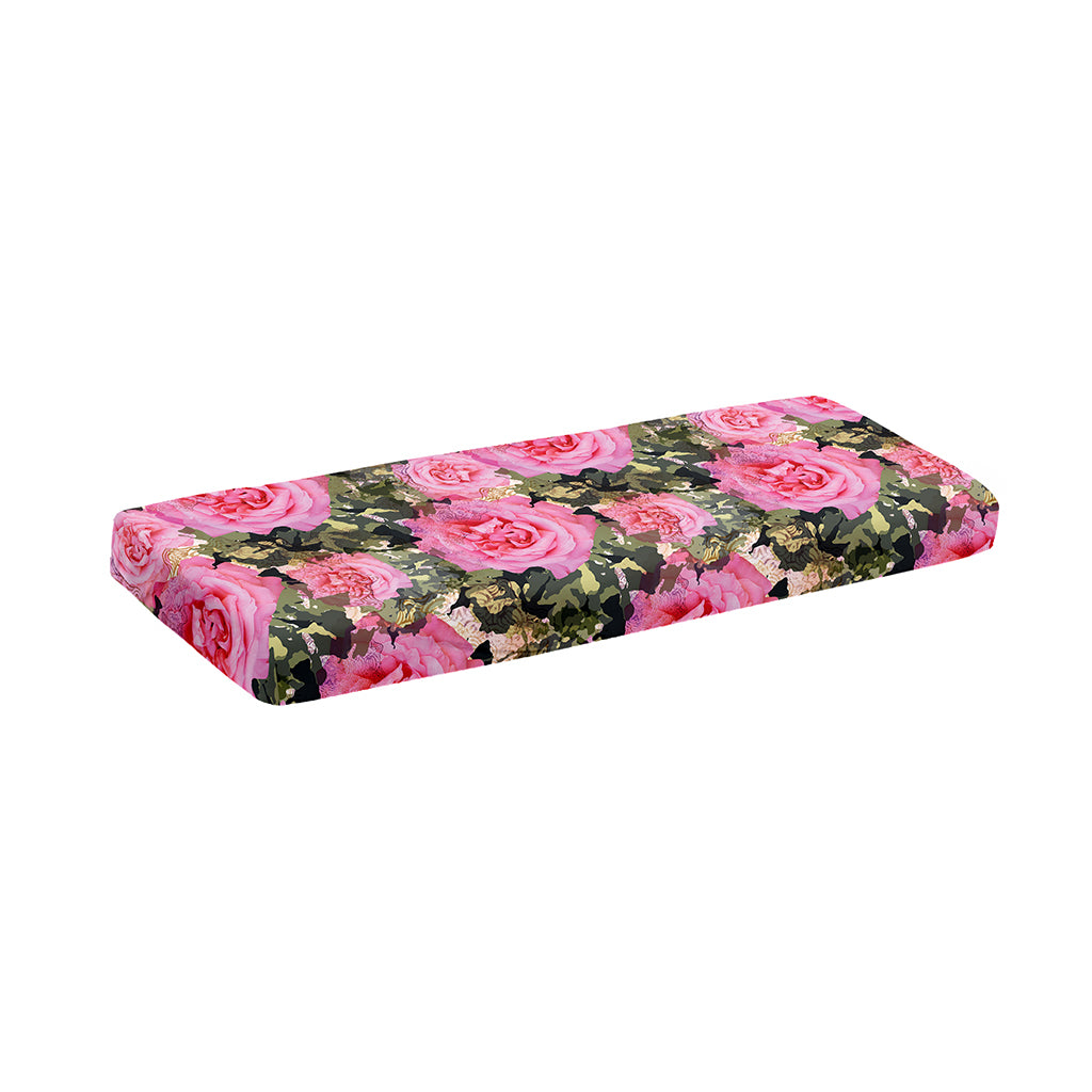Military Camouflage Flower Pattern Print Piano Keyboard Cover