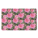 Military Camouflage Flower Pattern Print Polyester Doormat