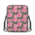 Military Camouflage Flower Pattern Print Rectangular Crossbody Bag