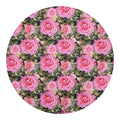 Military Camouflage Flower Pattern Print Round Blanket