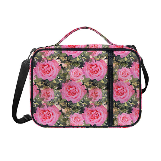 Military Camouflage Flower Pattern Print Shoulder Strap Bible Bag
