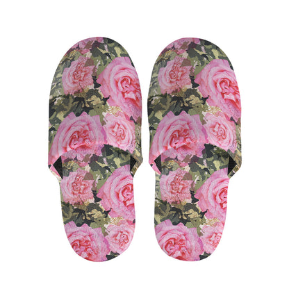 Military Camouflage Flower Pattern Print Slippers