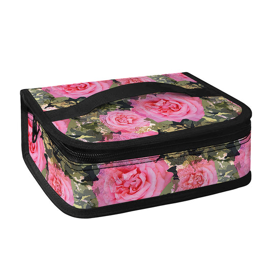 Military Camouflage Flower Pattern Print Small Lunch Bag
