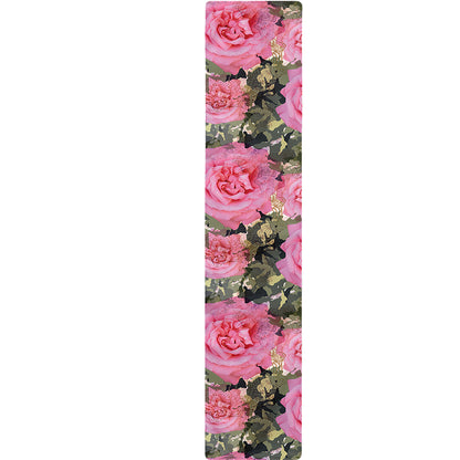 Military Camouflage Flower Pattern Print Table Runner