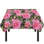 Military Camouflage Flower Pattern Print Tablecloth