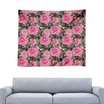 Military Camouflage Flower Pattern Print Tapestry