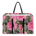 Military Camouflage Flower Pattern Print Utility Tote Bag