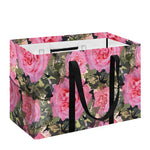 Military Camouflage Flower Pattern Print Utility Tote Bag