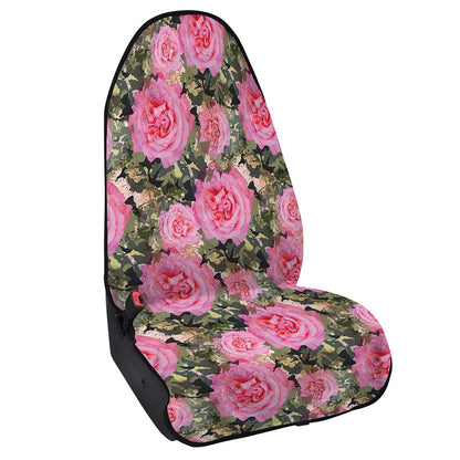Military Camouflage Flower Pattern Print Waterproof Car Seat Cover