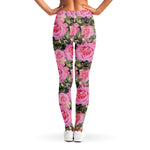 Military Camouflage Flower Pattern Print Women's Leggings