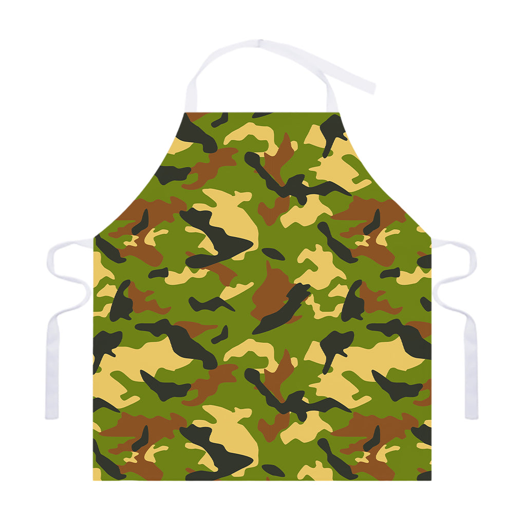 Military Camouflage Print Adjustable Apron