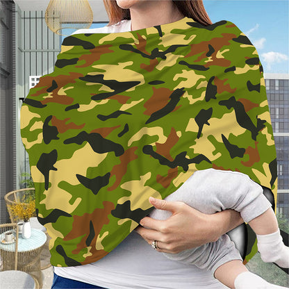 Military Camouflage Print Baby Seat Cover