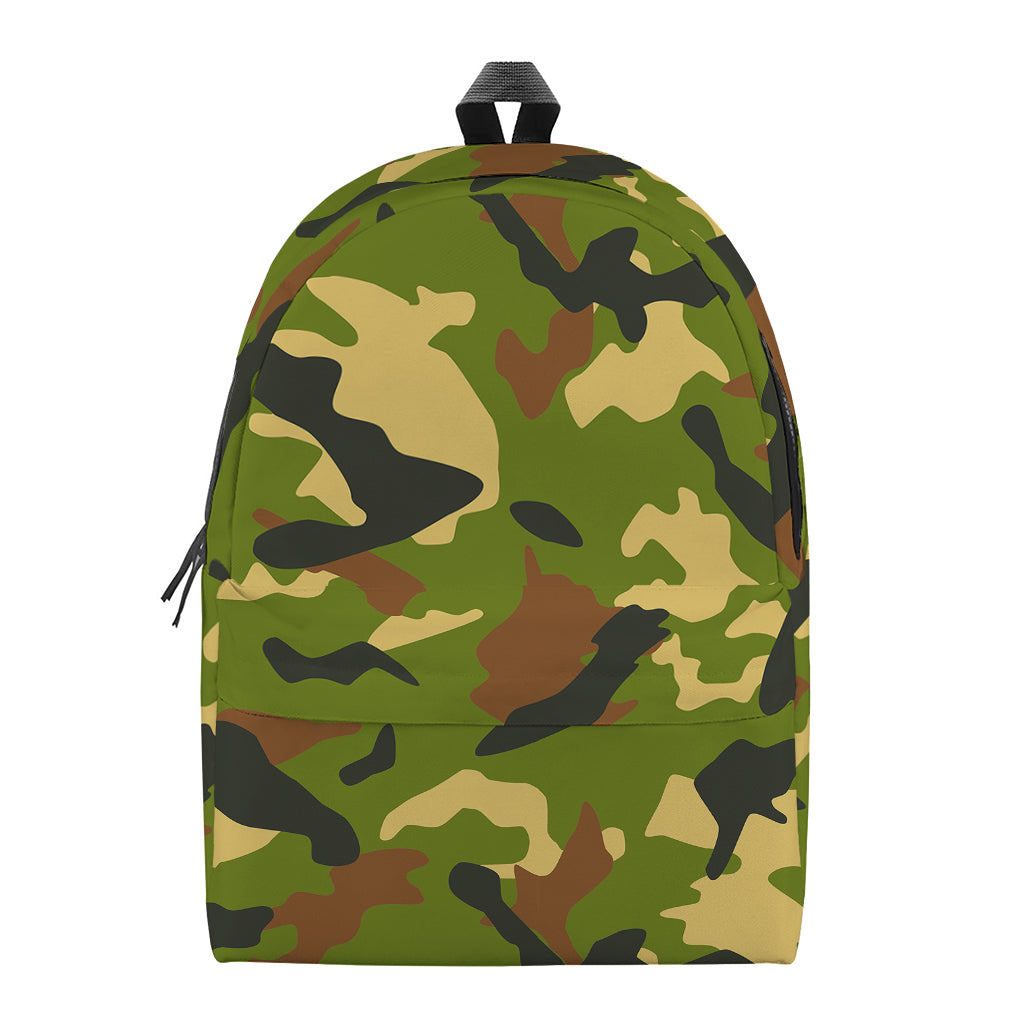 Military Camouflage Print Backpack