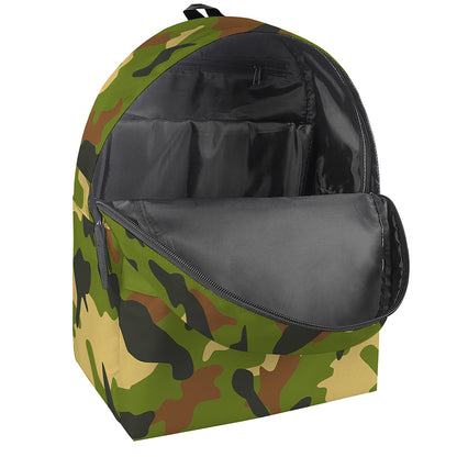 Military Camouflage Print Backpack