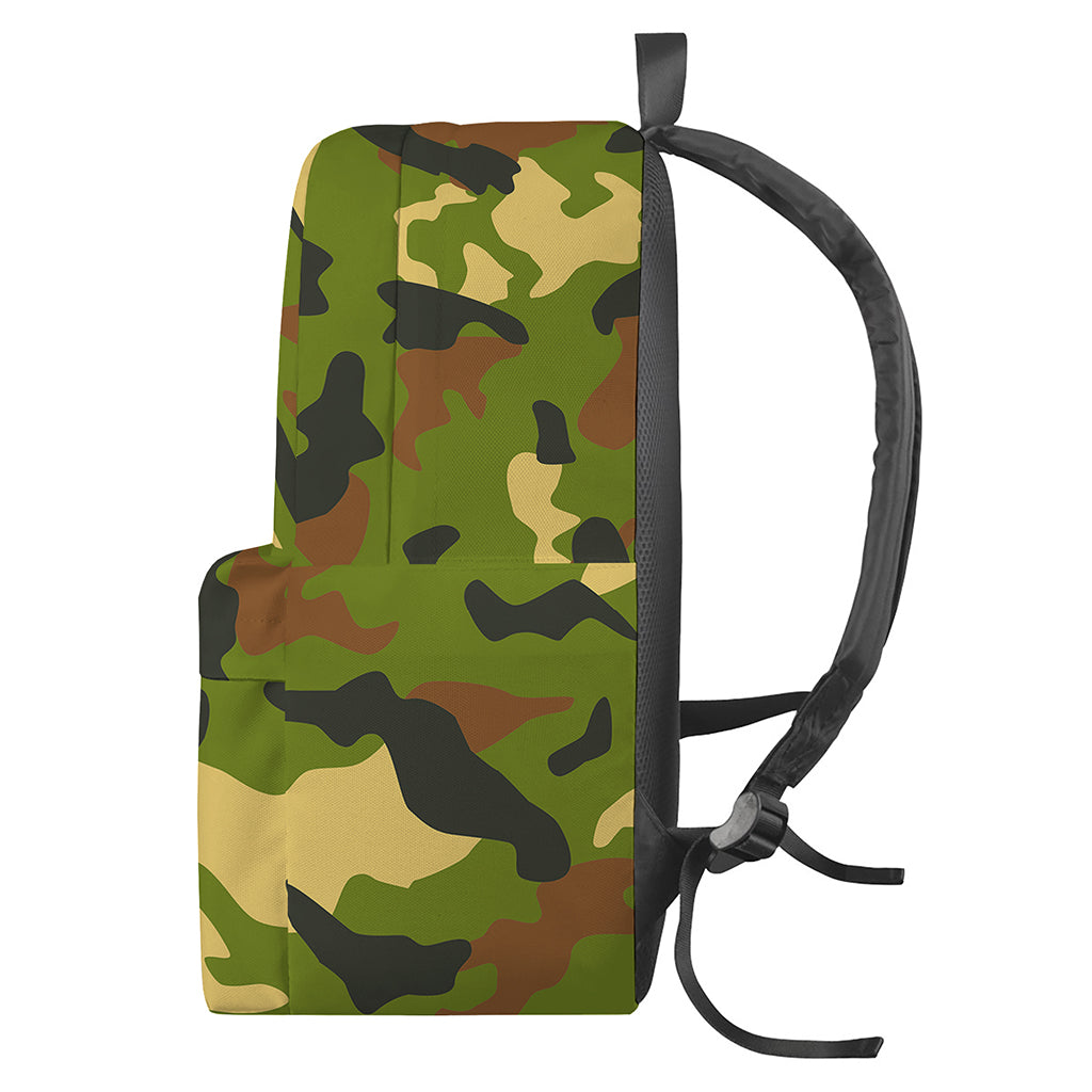Military Camouflage Print Backpack