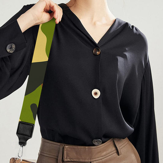 Military Camouflage Print Bag Strap