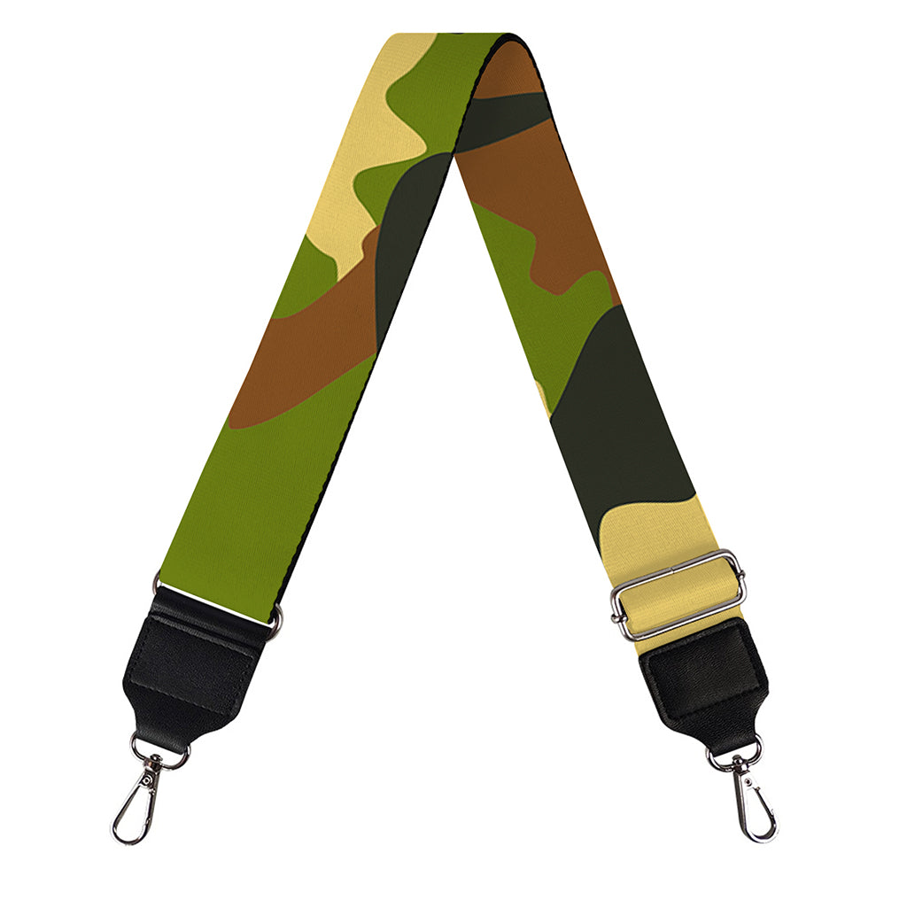 Military Camouflage Print Bag Strap