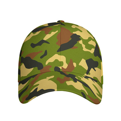 Military Camouflage Print Baseball Cap