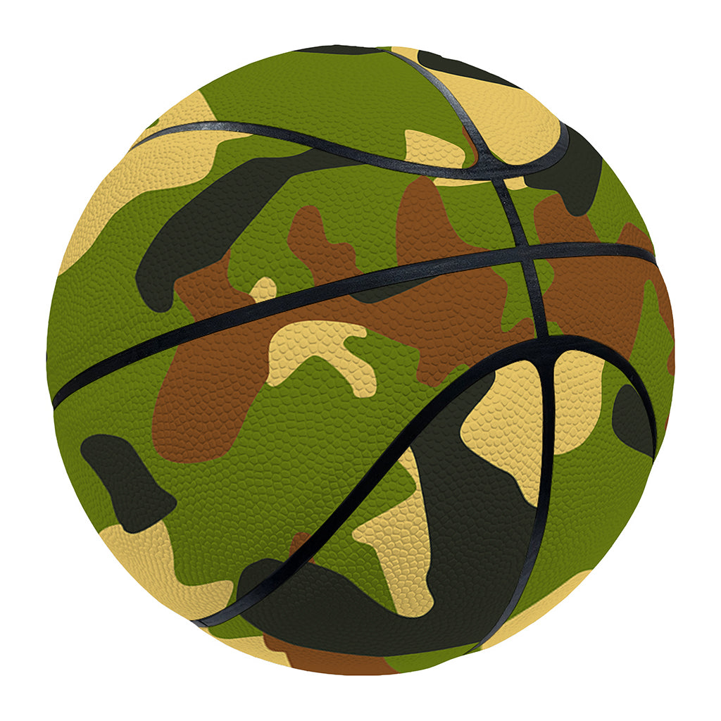 Military Camouflage Print Basketball