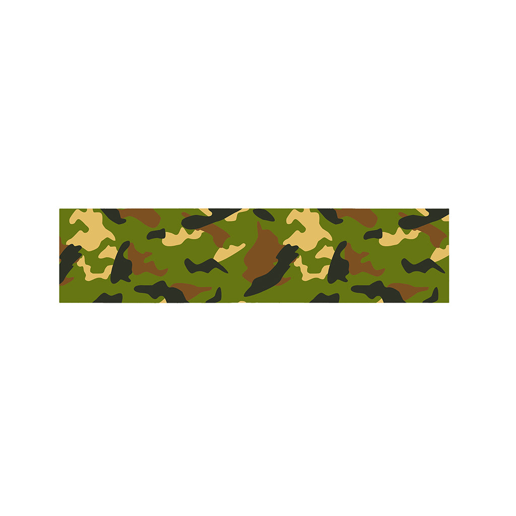Military Camouflage Print Bed Runner
