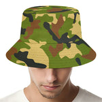 Military Camouflage Print Bucket Hat