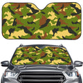 Military Camouflage Print Car Windshield Sun Shade