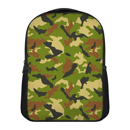 Military Camouflage Print Casual Backpack