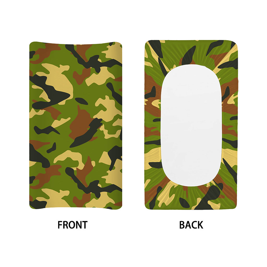 Military Camouflage Print Changing Pad Cover