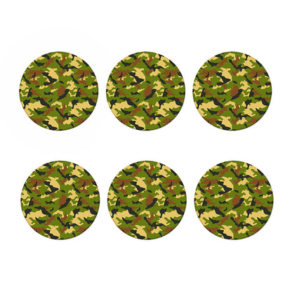 Military Camouflage Print Coaster Set