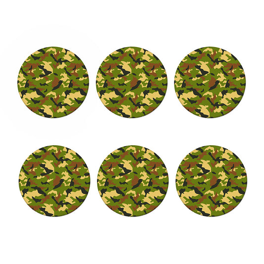 Military Camouflage Print Coaster Set
