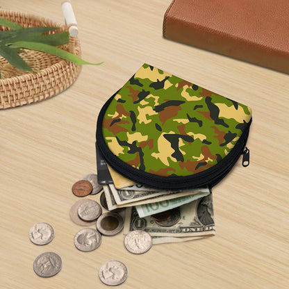 Military Camouflage Print Coin Purse