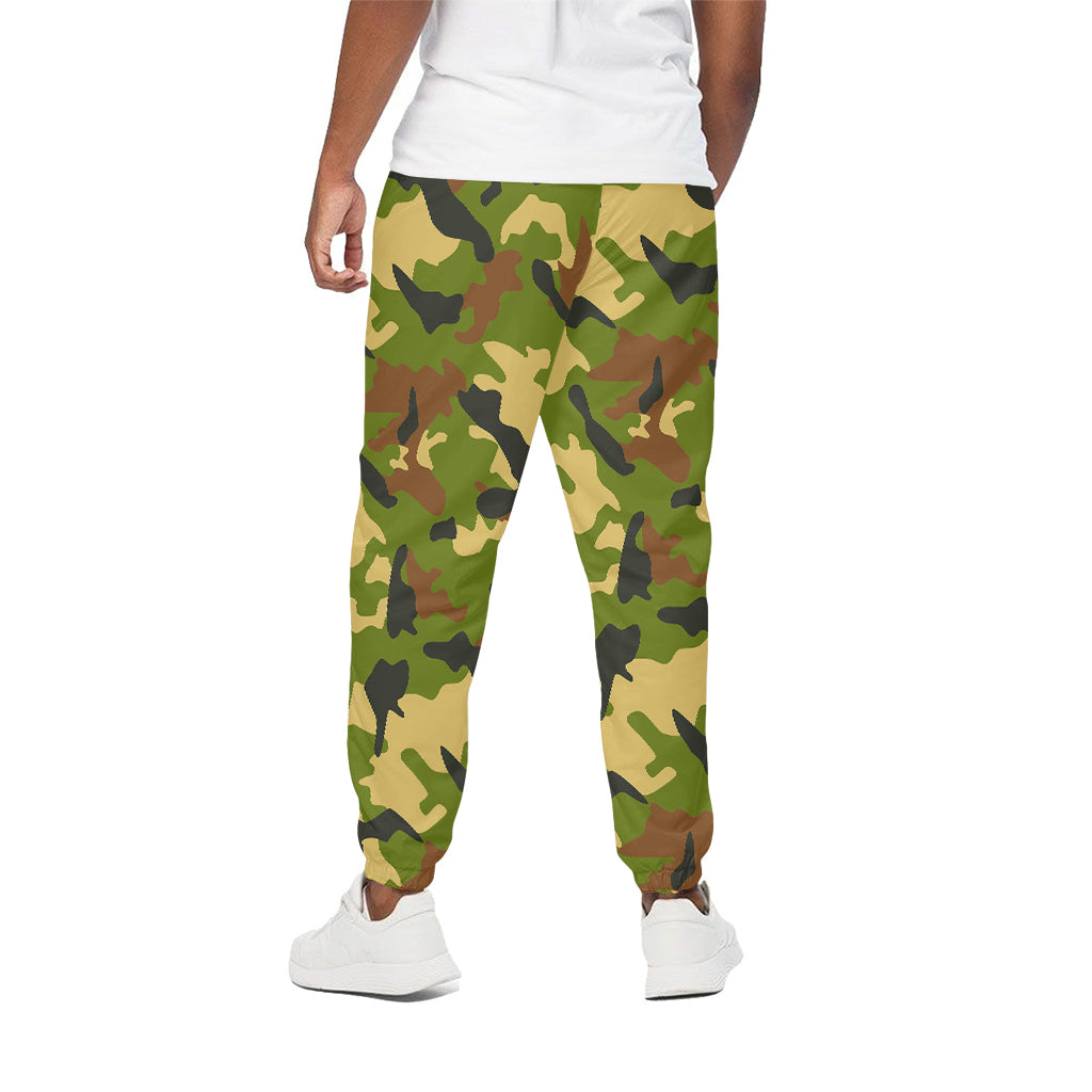 Military Camouflage Print Cotton Pants