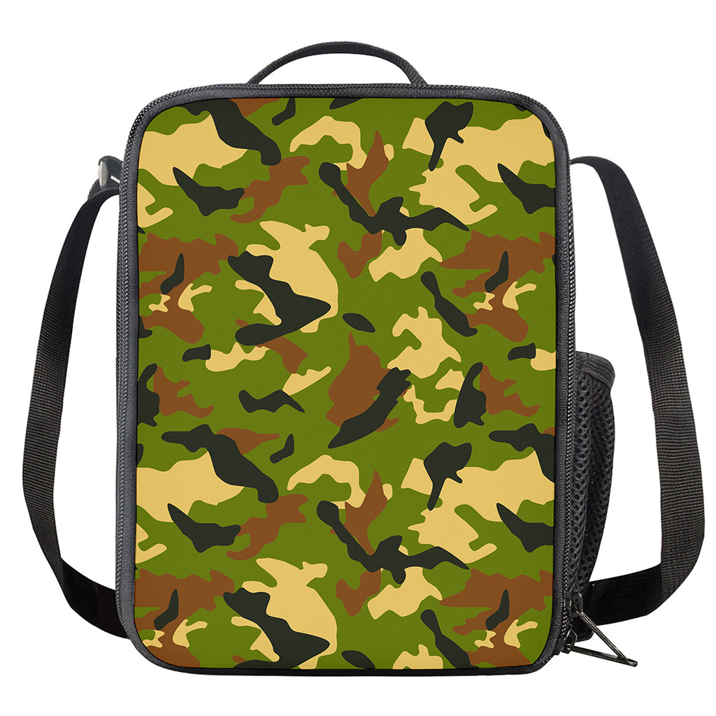 Military Camouflage Print Crossbody Lunch Bag