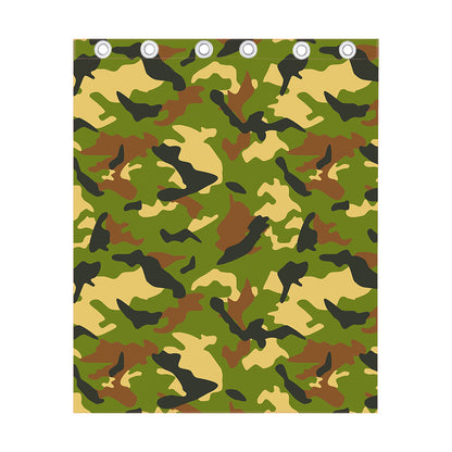 Military Camouflage Print Curtain