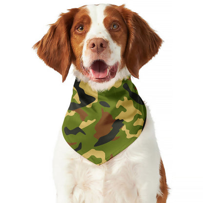 Military Camouflage Print Dog Bandana