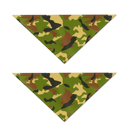 Military Camouflage Print Dog Bandana
