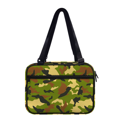 Military Camouflage Print Double Strap Bible Bag
