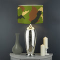 Military Camouflage Print Drum Lamp Shade