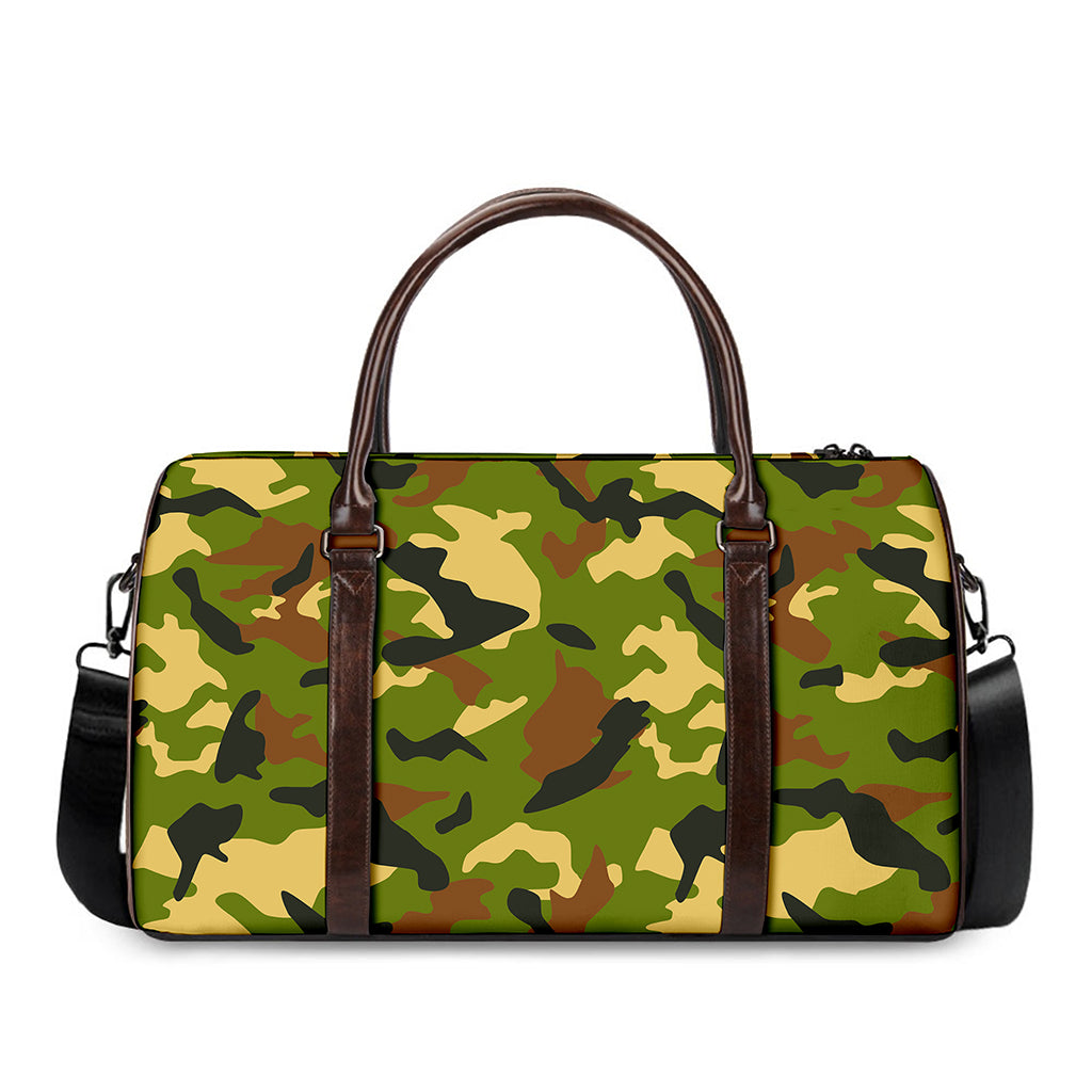 Military Camouflage Print Duffle Bag