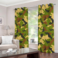 Military Camouflage Print Extra Wide Grommet Curtains