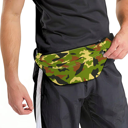 Military Camouflage Print Fanny Pack