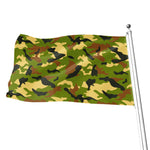 Military Camouflage Print Flag