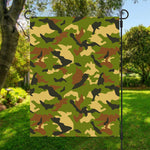 Military Camouflage Print Garden Flag