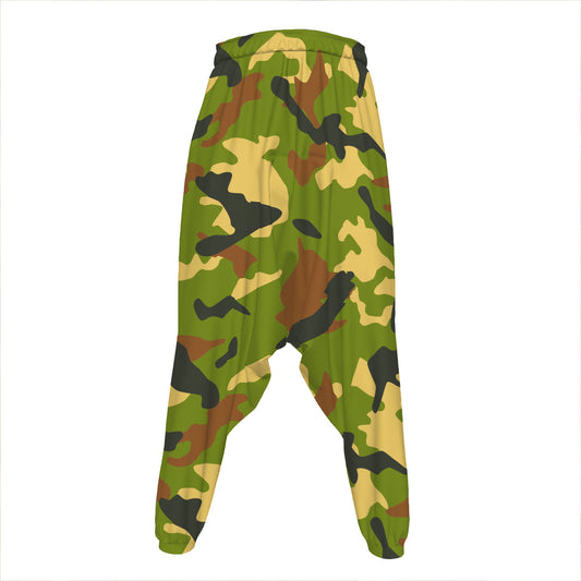 Military Camouflage Print Hammer Pants