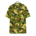 Military Camouflage Print Hawaiian Shirt