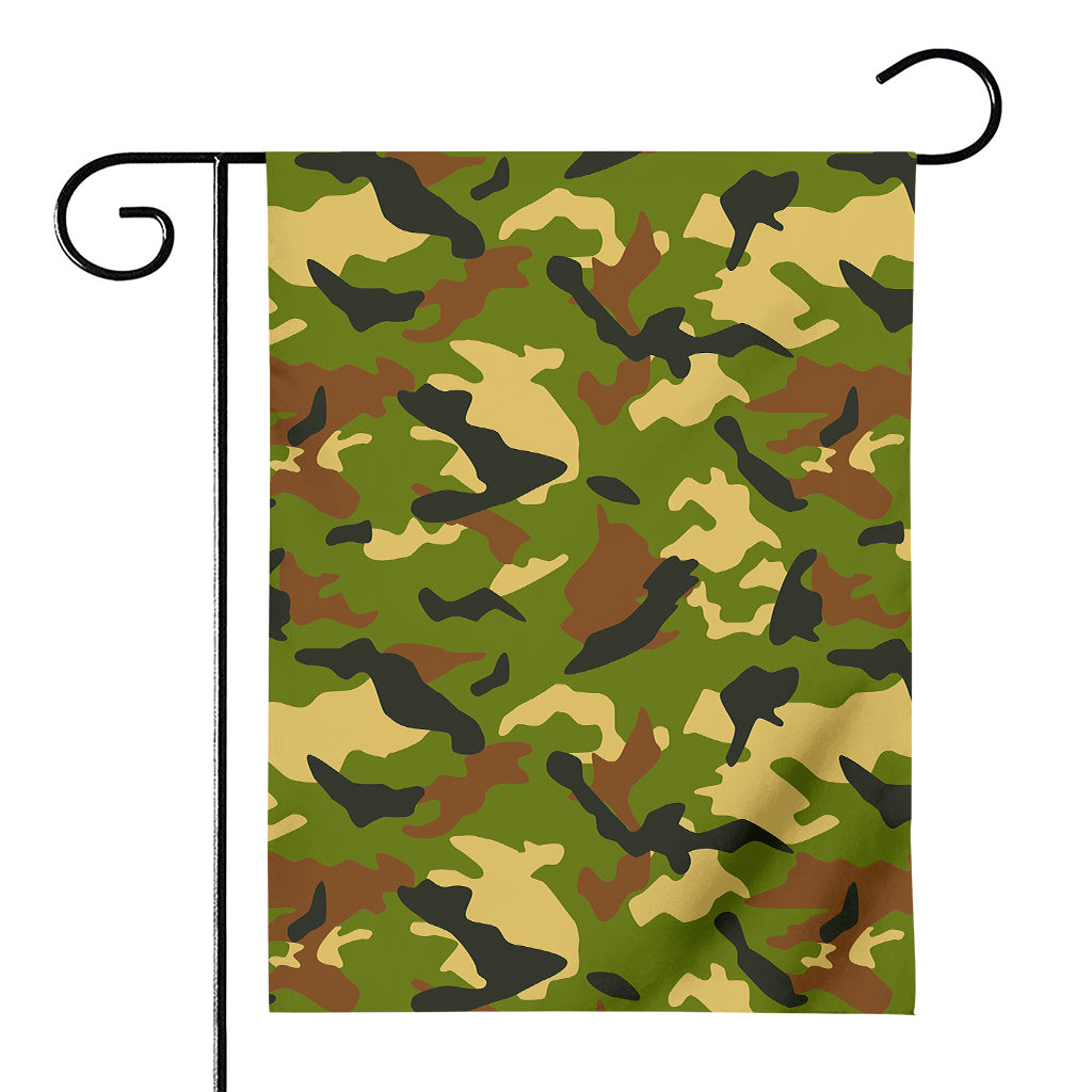 Military Camouflage Print House Flag