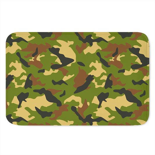 Military Camouflage Print Indoor Door Mat