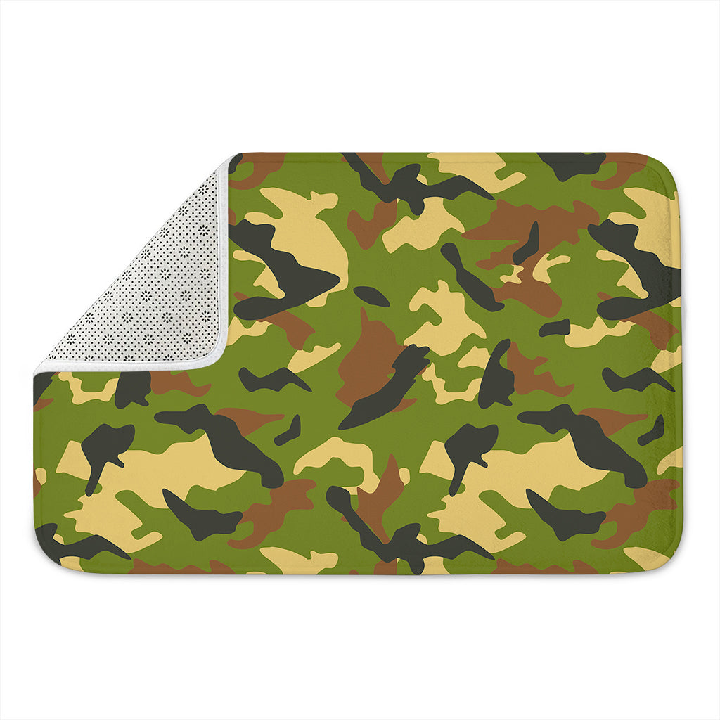Military Camouflage Print Indoor Door Mat