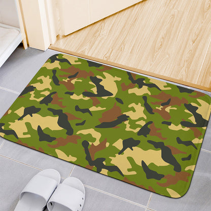 Military Camouflage Print Indoor Door Mat